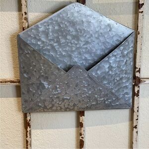Soffee  Galvanized Envelope  Organizer